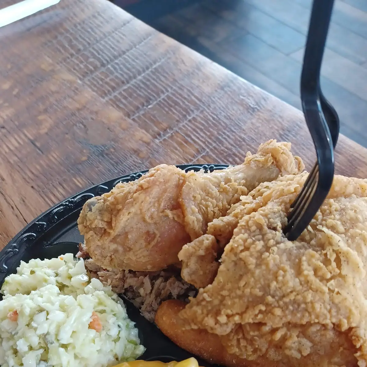 BBQ and Fried Chicken Dinner
