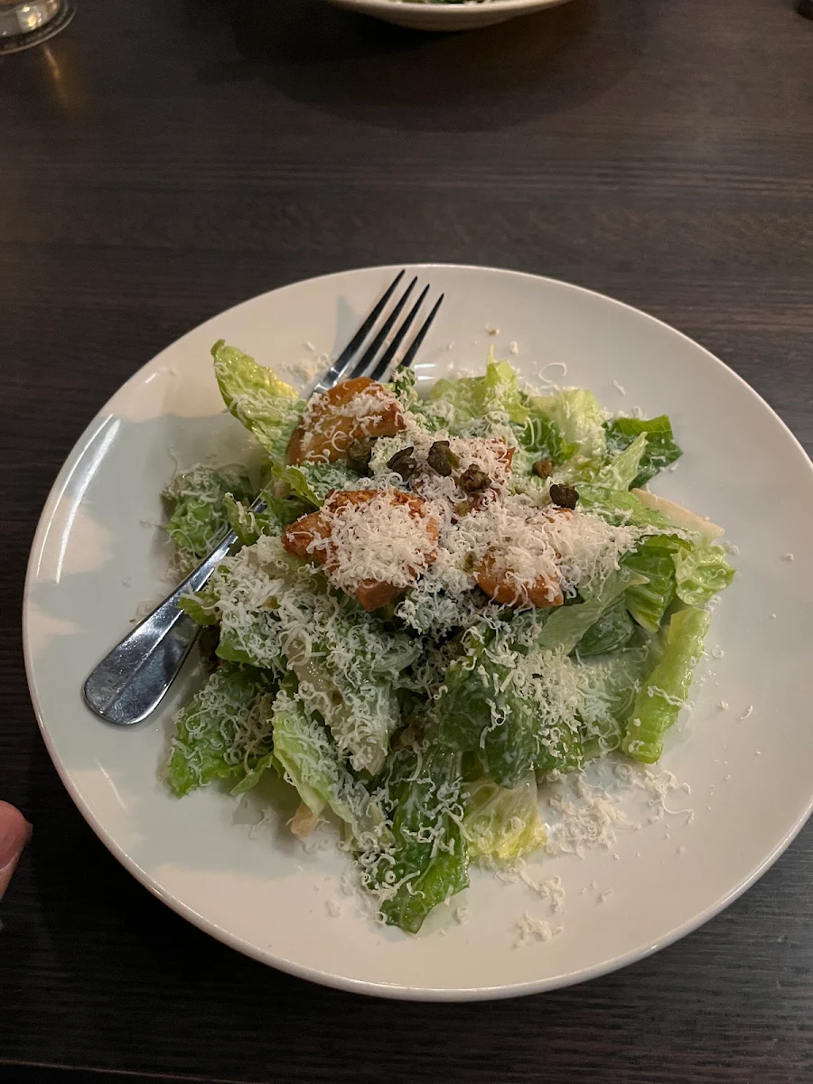 Caesar Salad with Fried Capers