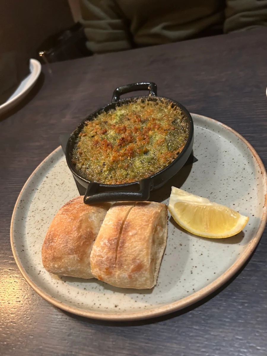 Escargot Stuffed Mushrooms