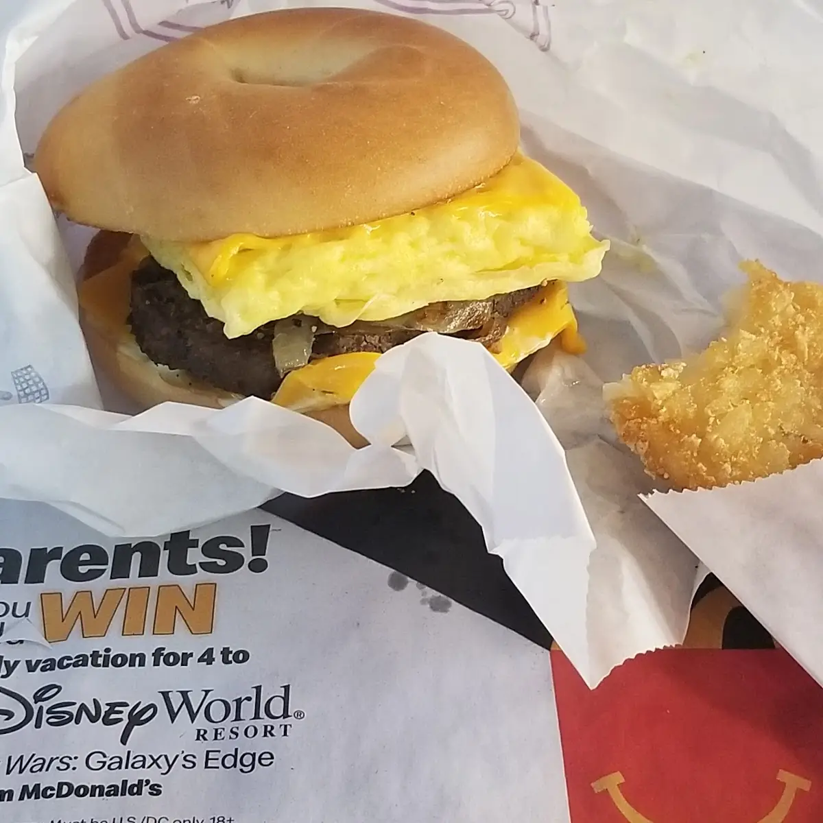 Steak Egg Cheese Bagel