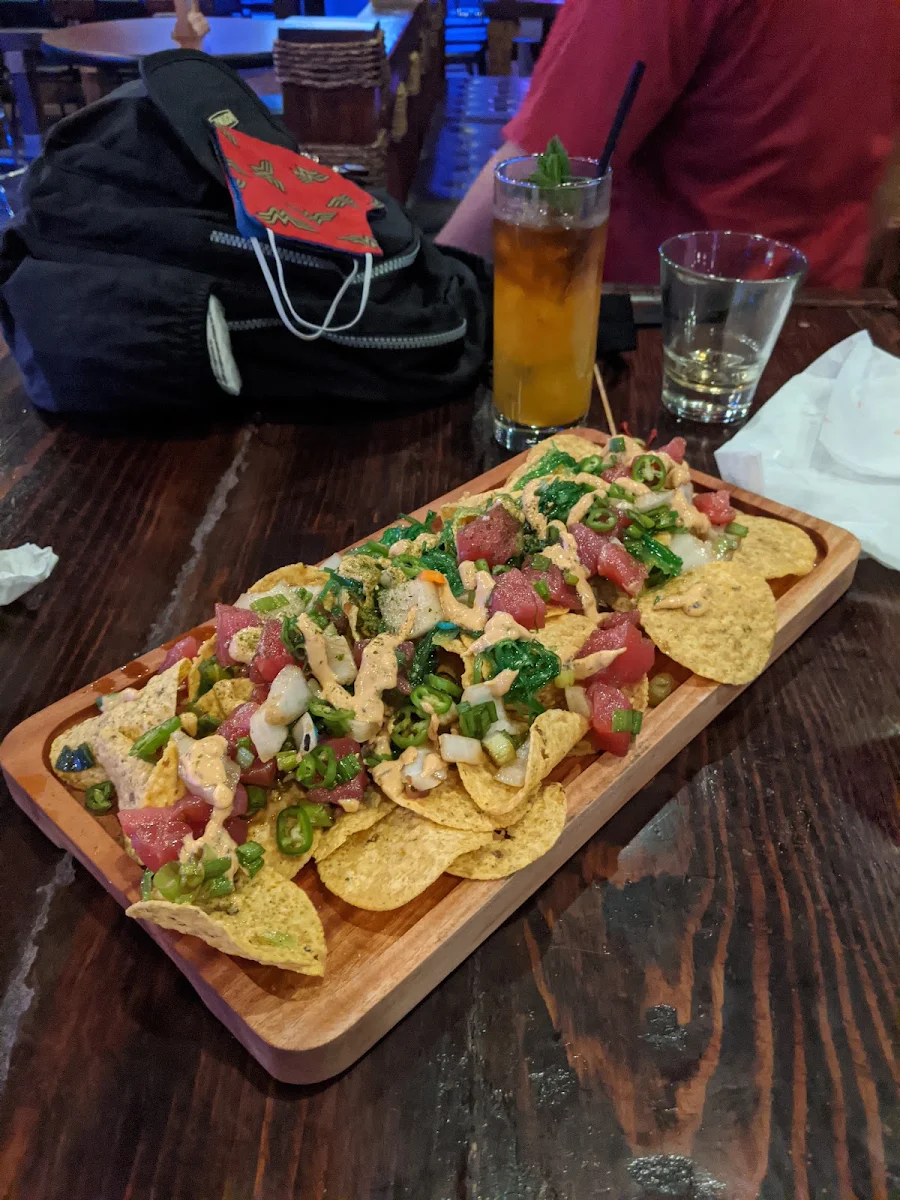 Ahi Poke Nachos