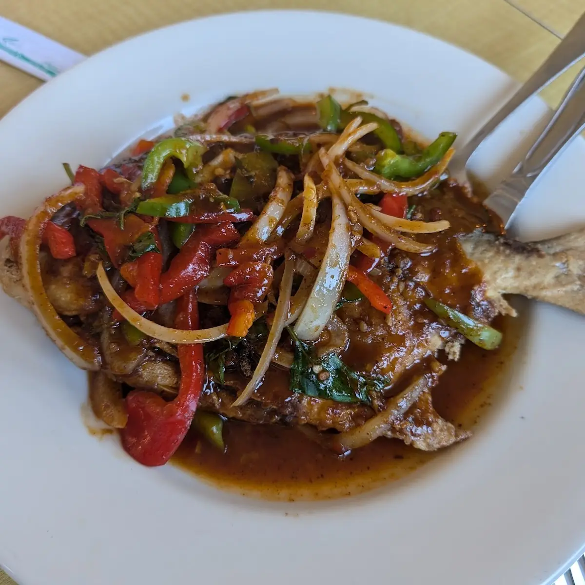 Pla Rahd Prik Spicy Fish