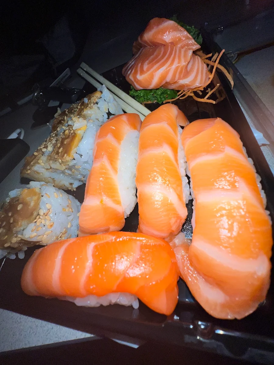 Salmon Sushi, Golden Maki Japanese Restaurant