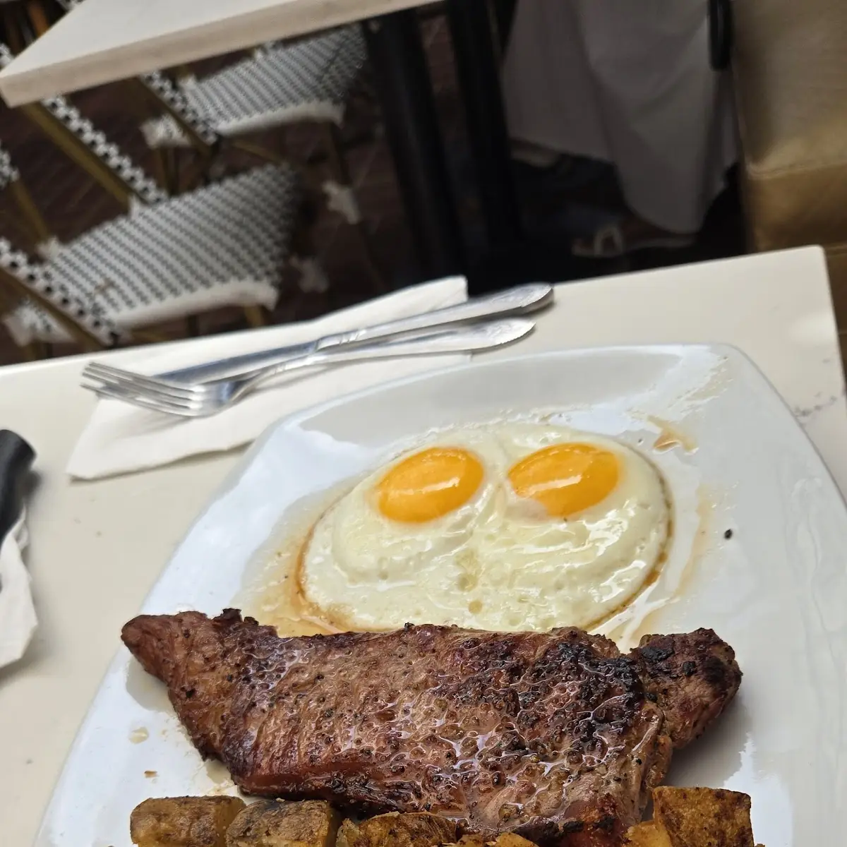 New York Steak and Eggs