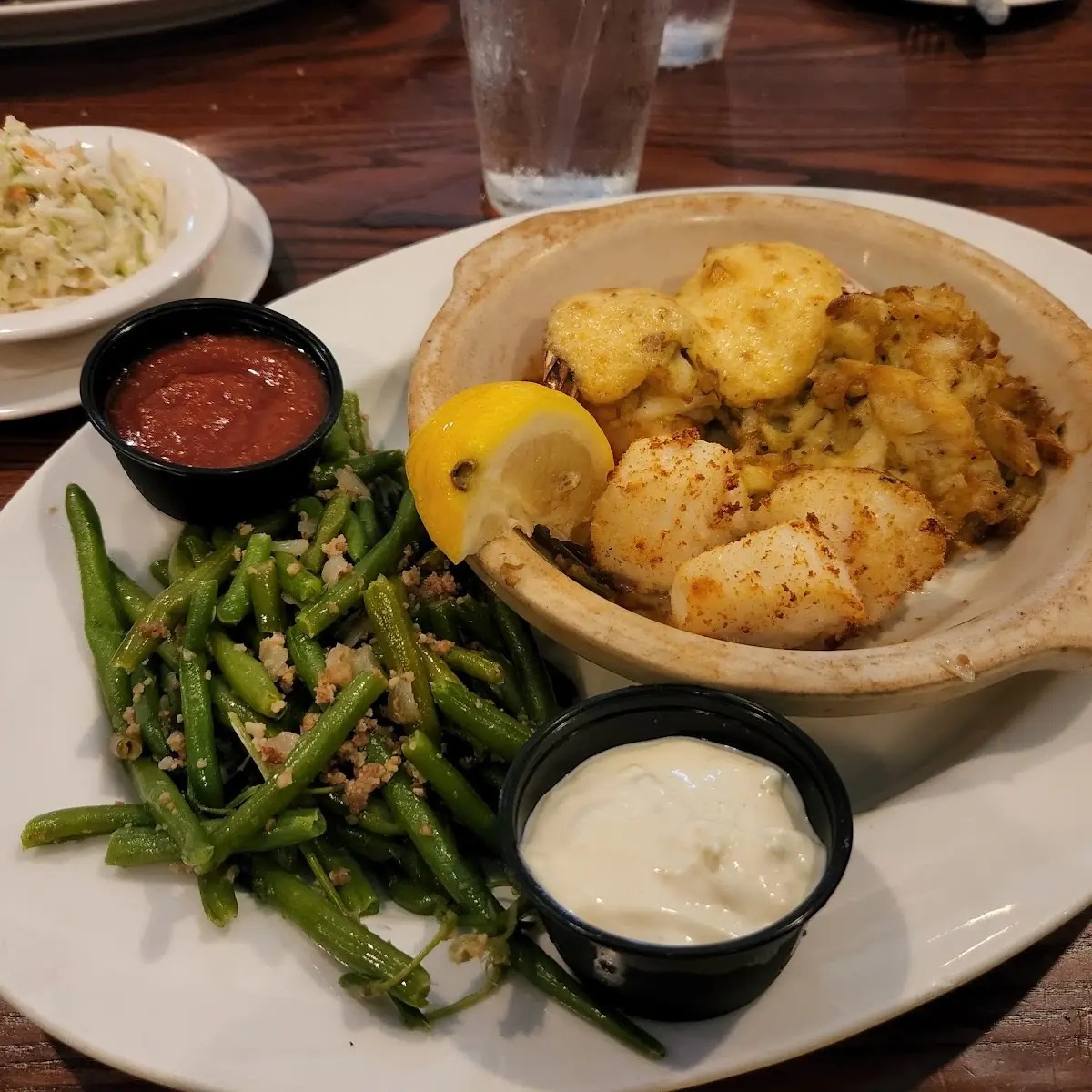 Broiled Seafood Trio