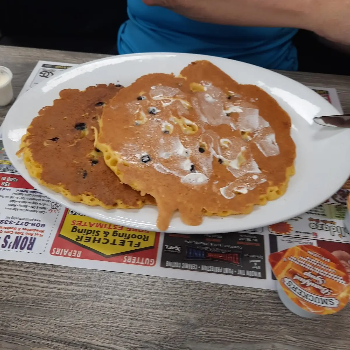 Short Stack of Blueberry Pancakes
