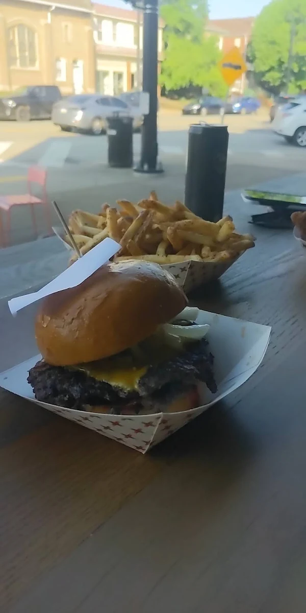 Burger and Fries