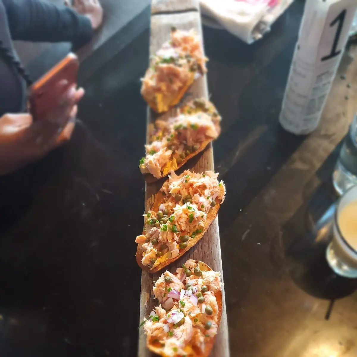 Smoked Salmon Chips