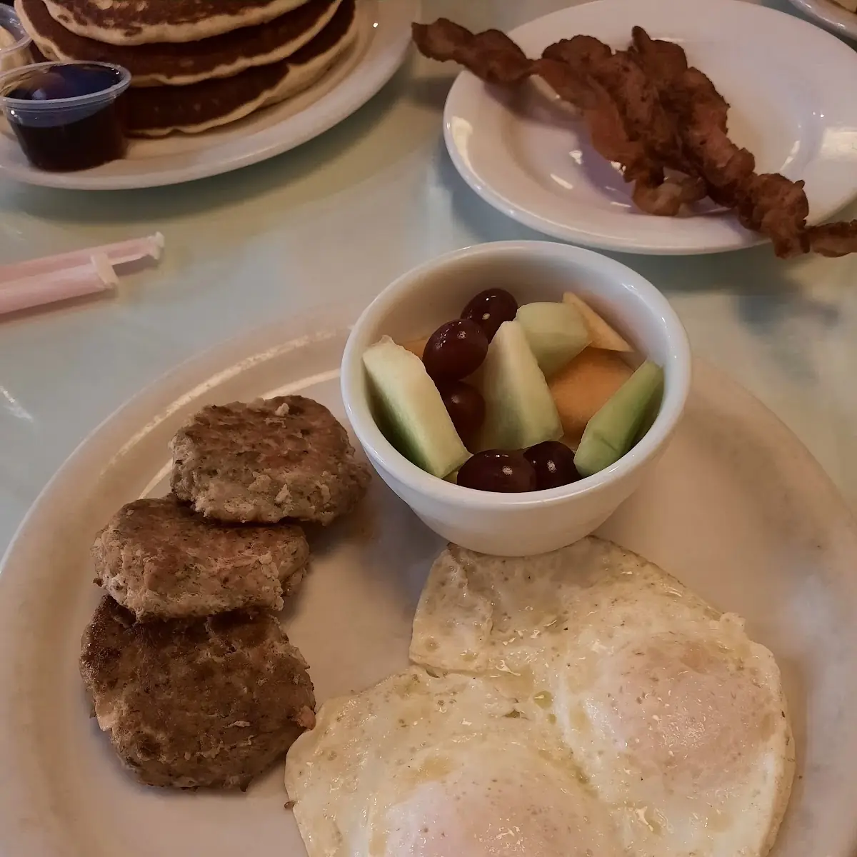 Turkey Sausage and Fruit