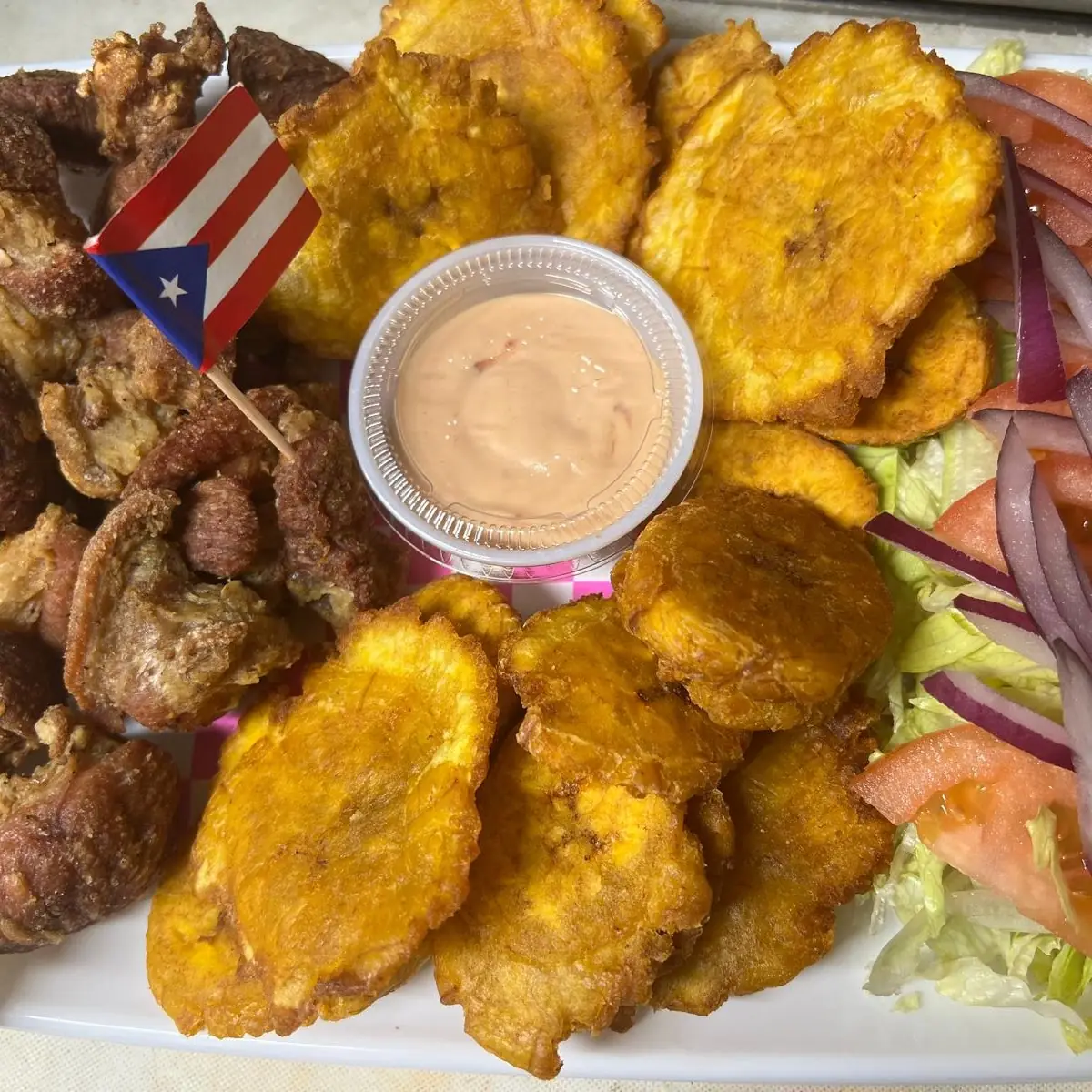 Tostones Fried Green Plantains