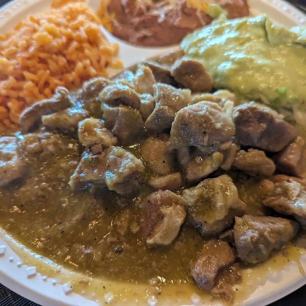 Chile Verde Plate