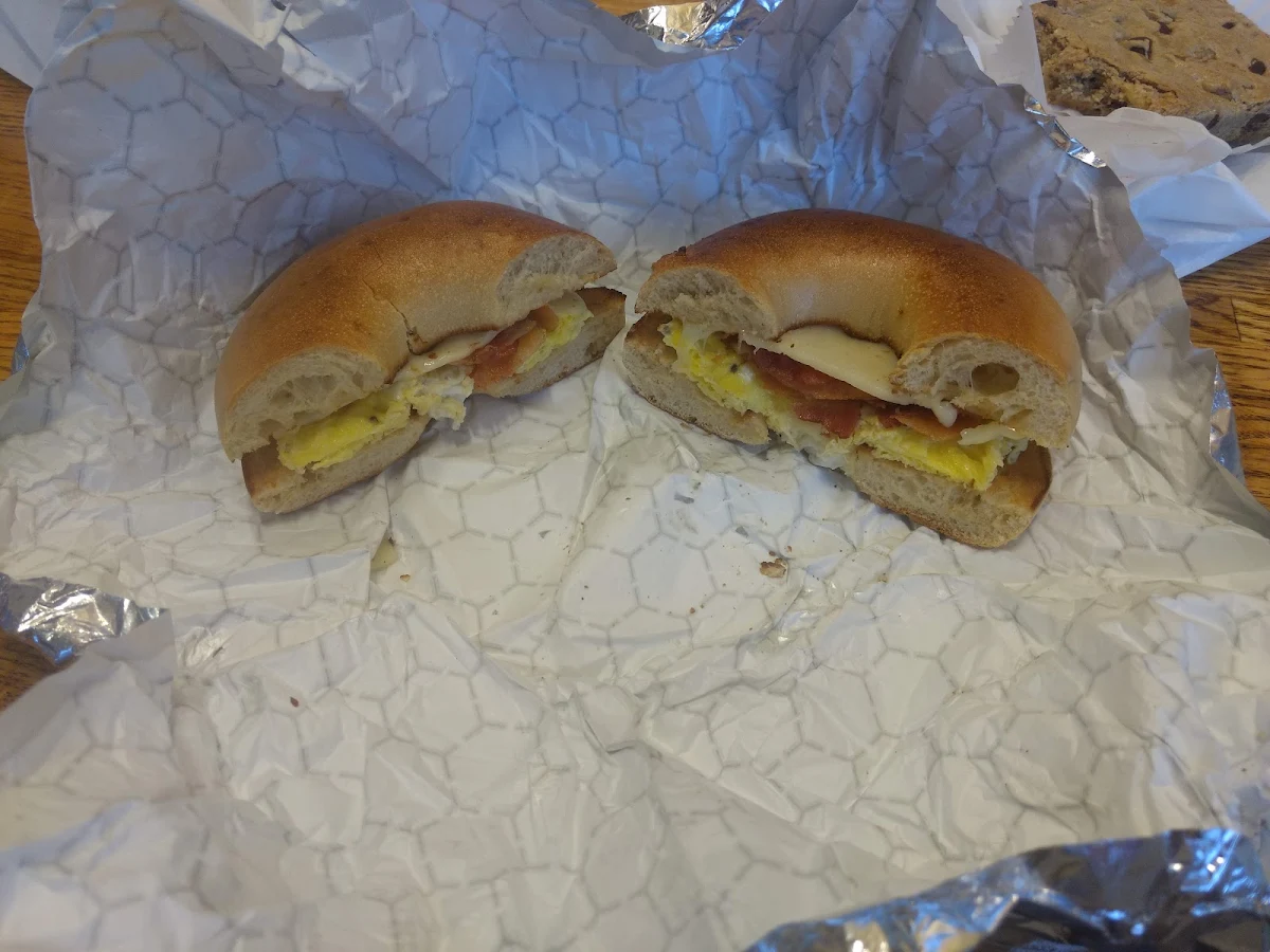 Bacon Egg and Cheese on a Bagel