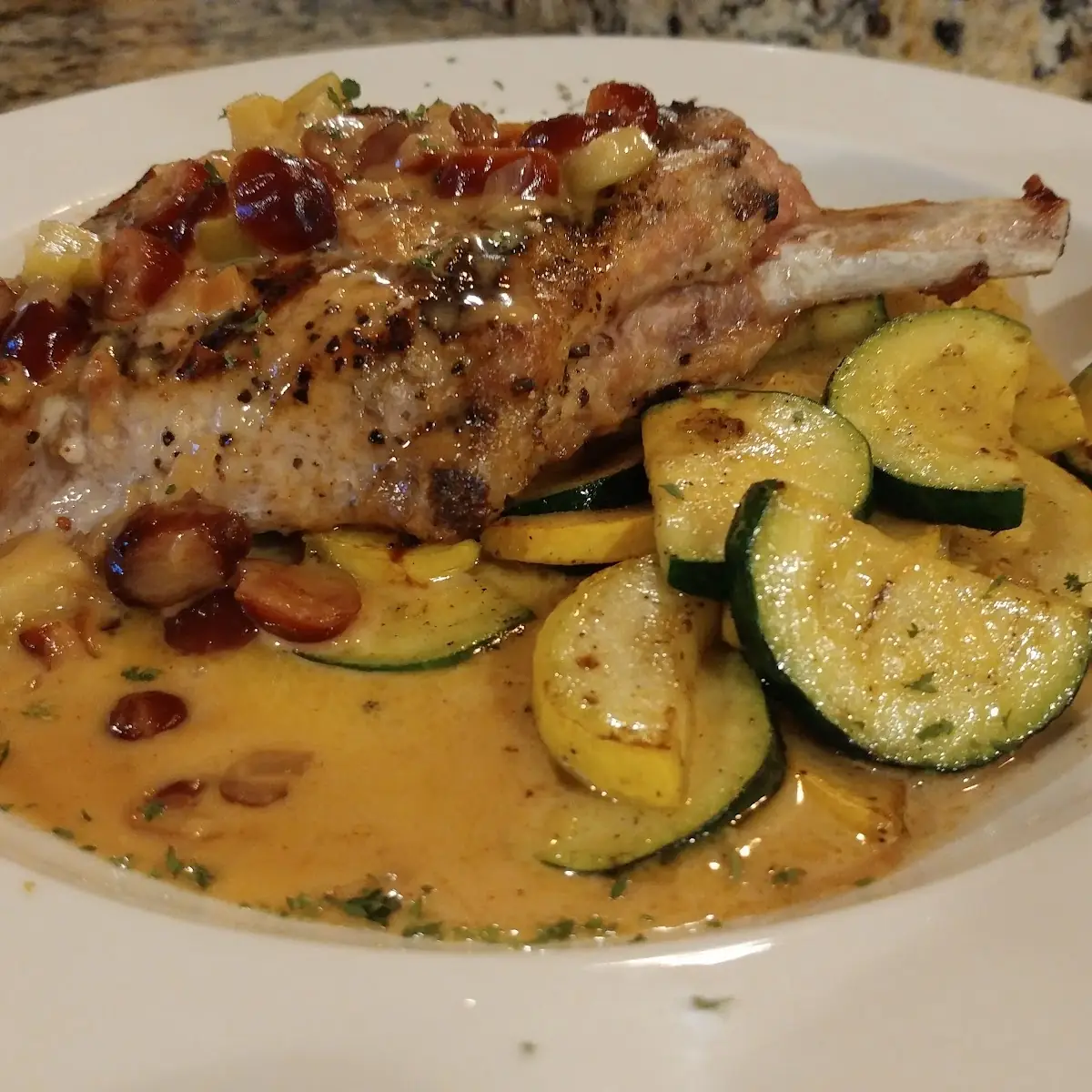 Grilled Chicken Carbonara