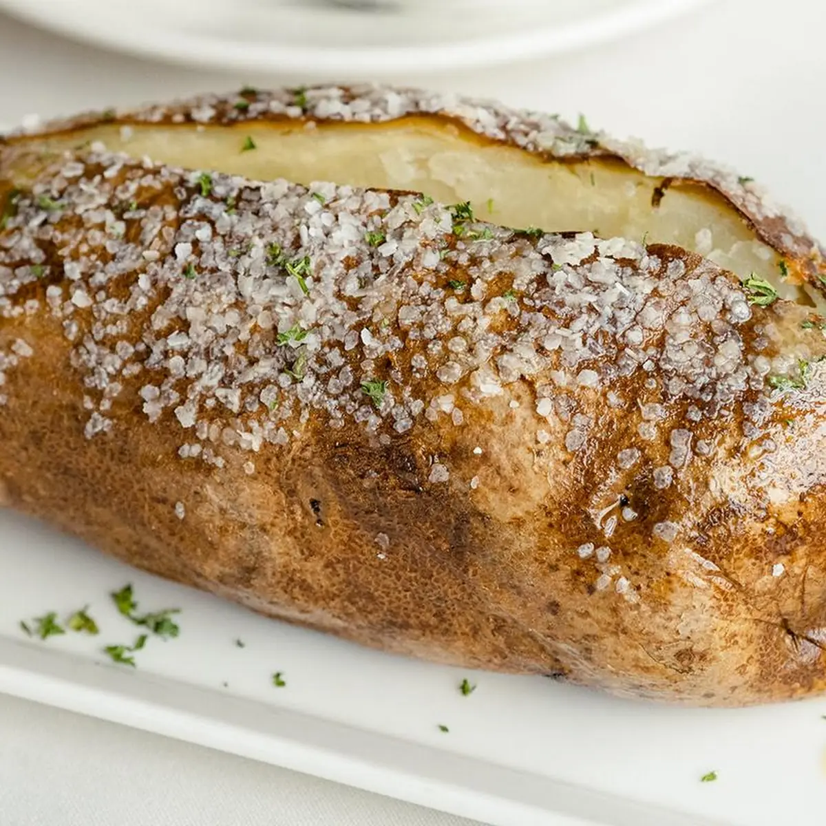 Salt-Crusted Baked Potato