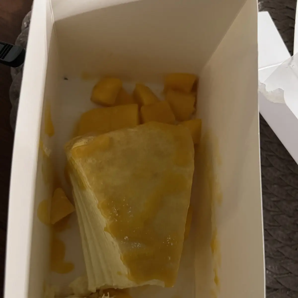Mango Cake Slice