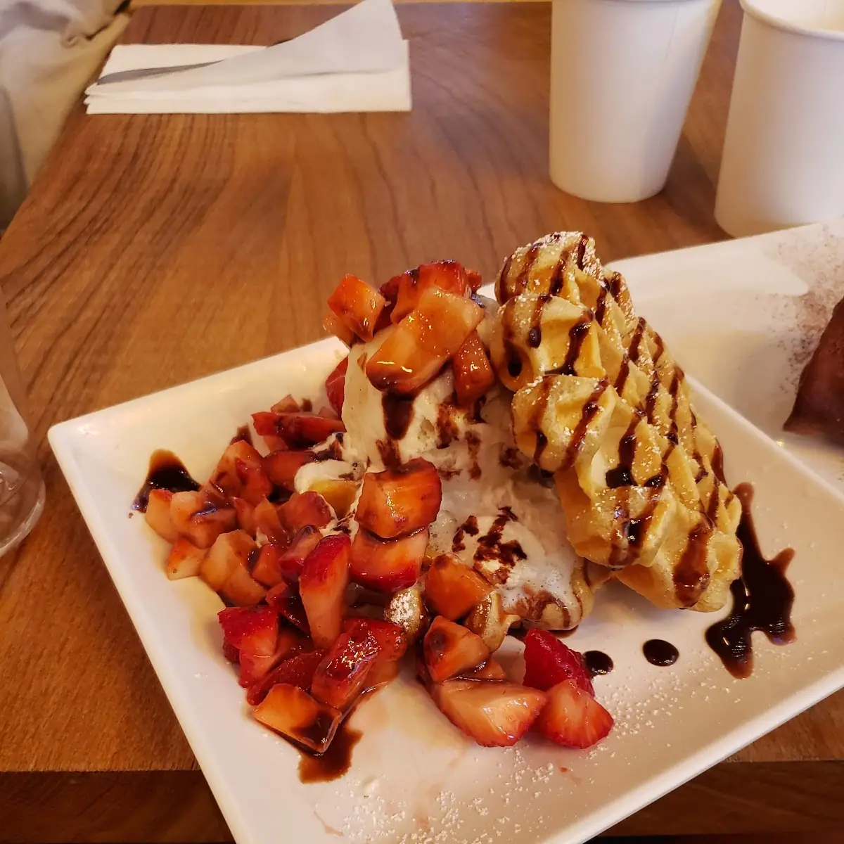 Waffle Ice Cream Sandwich