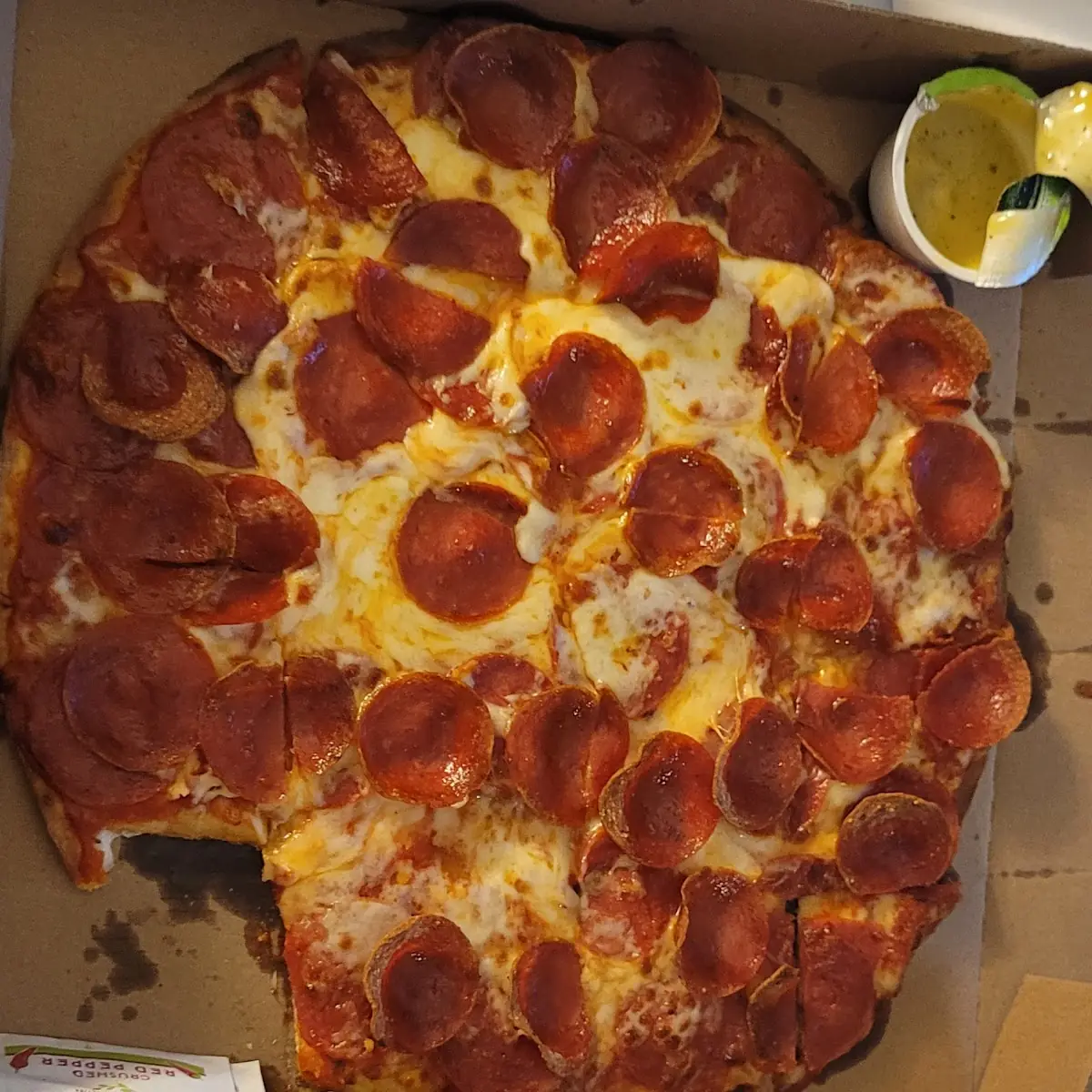 Thin Crust Double Pepperoni