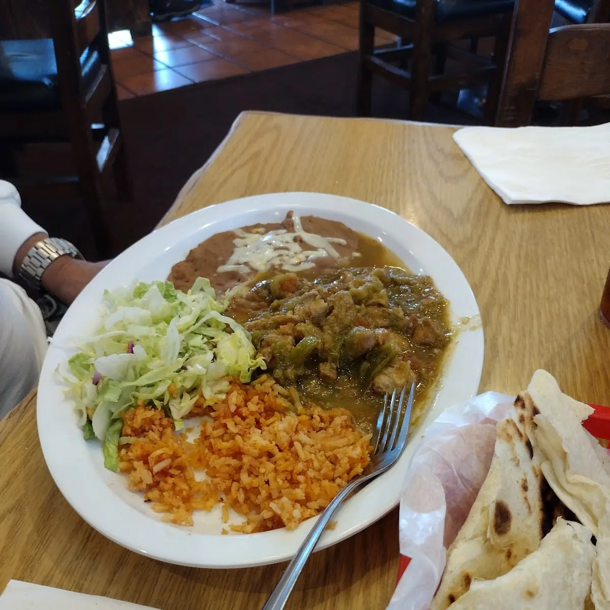 Plato de Chile Verde