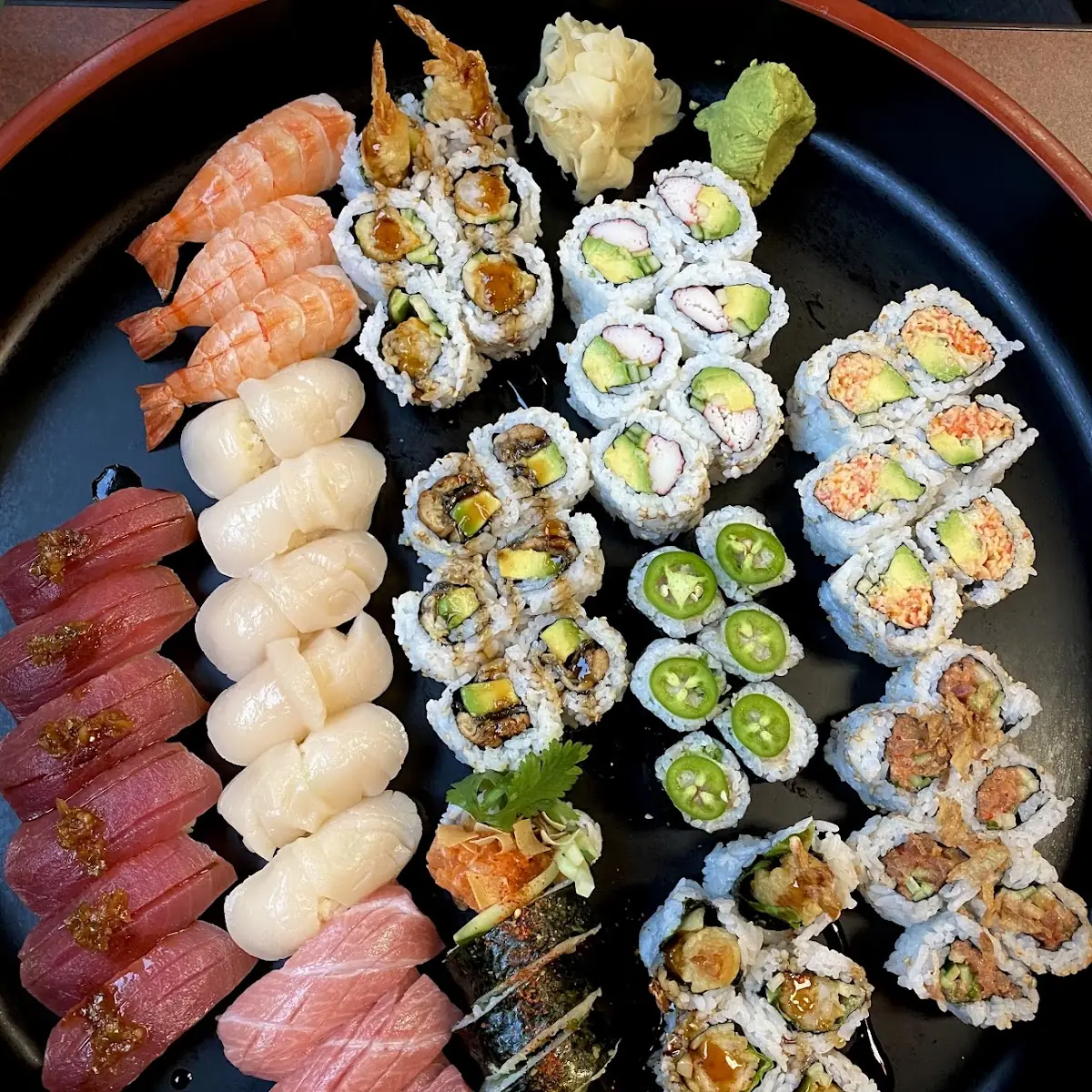 Shrimp Tempura Roll Eel Avocado Roll