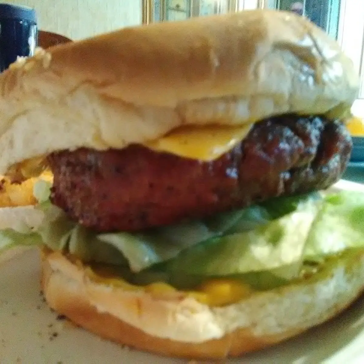 Smoked Cheeseburger Deluxe Burger