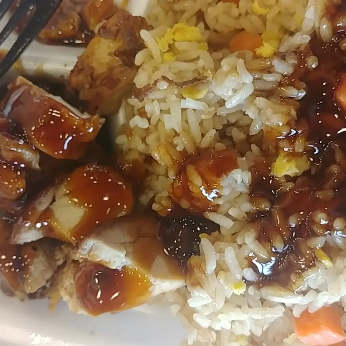 Dry Chicken Teriyaki