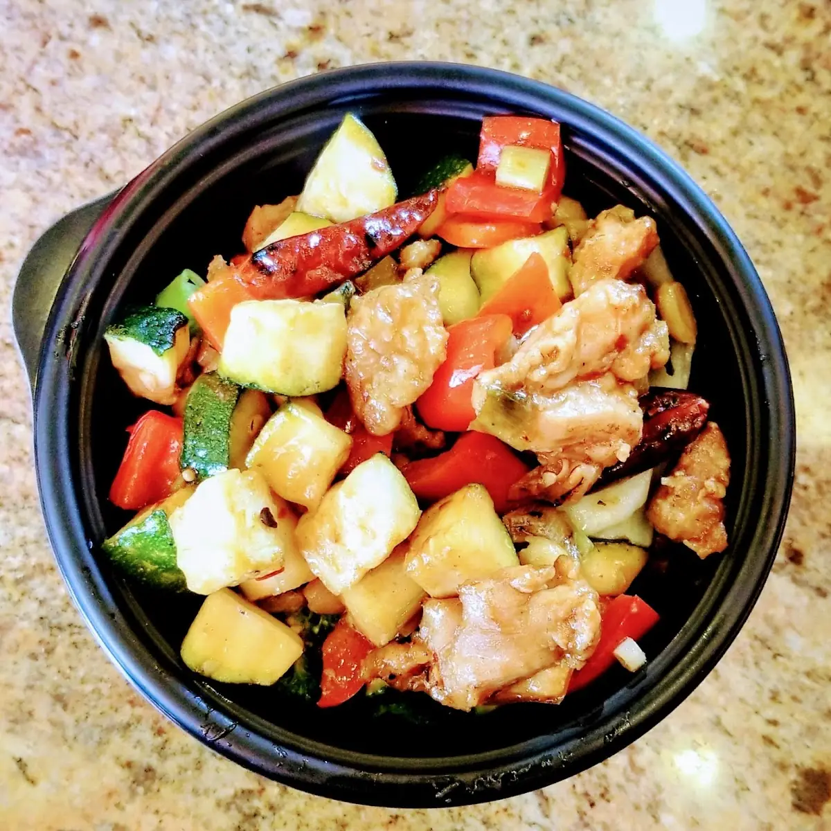 Kung Pao Chicken with Mixed Vegetables