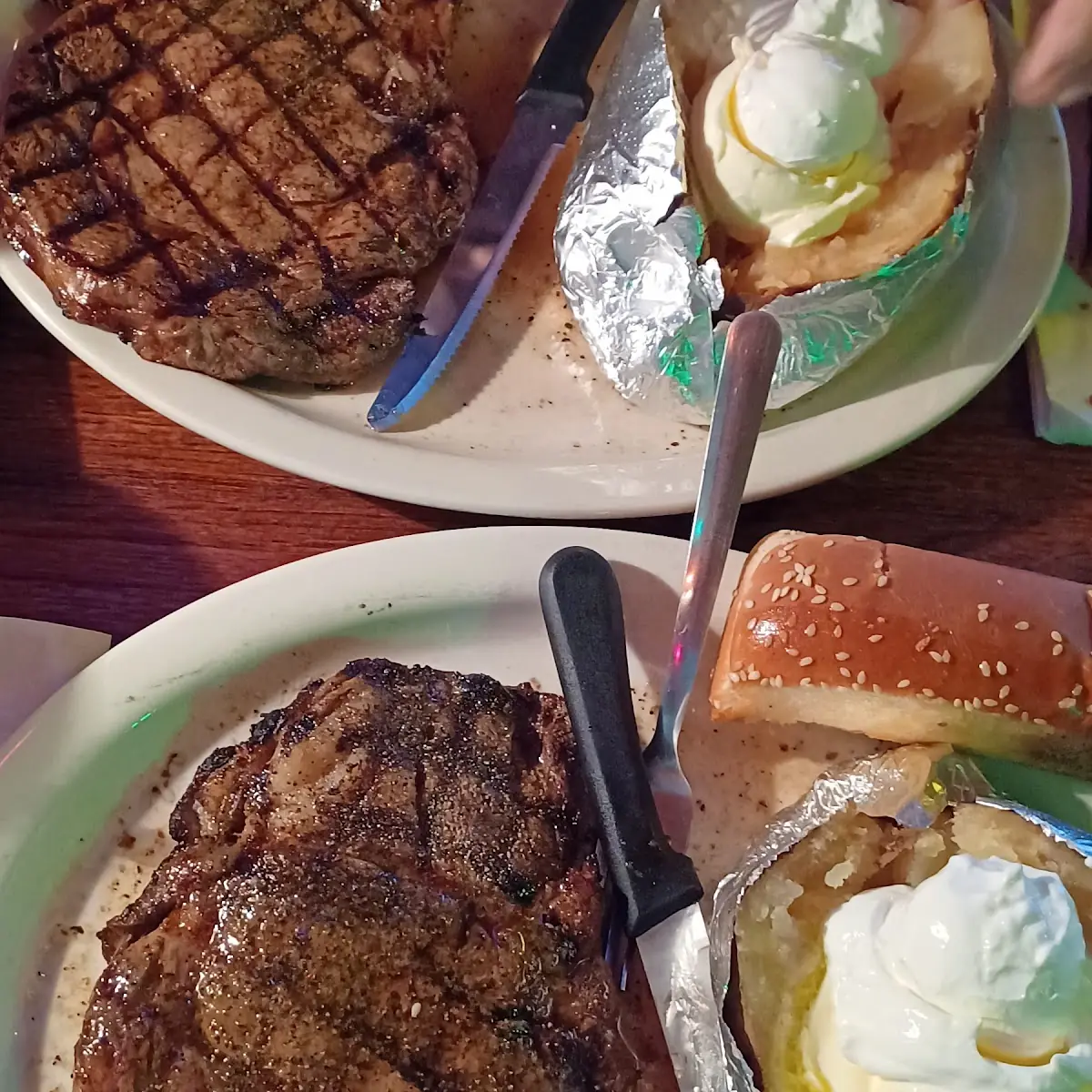 Ribeye and Baked Potato