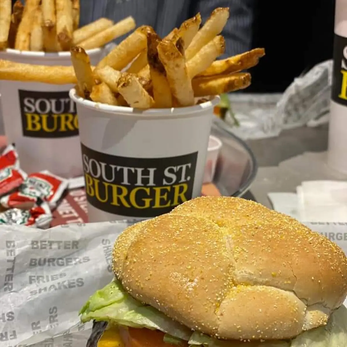 6 Oz Burger Combo, South St. Burger