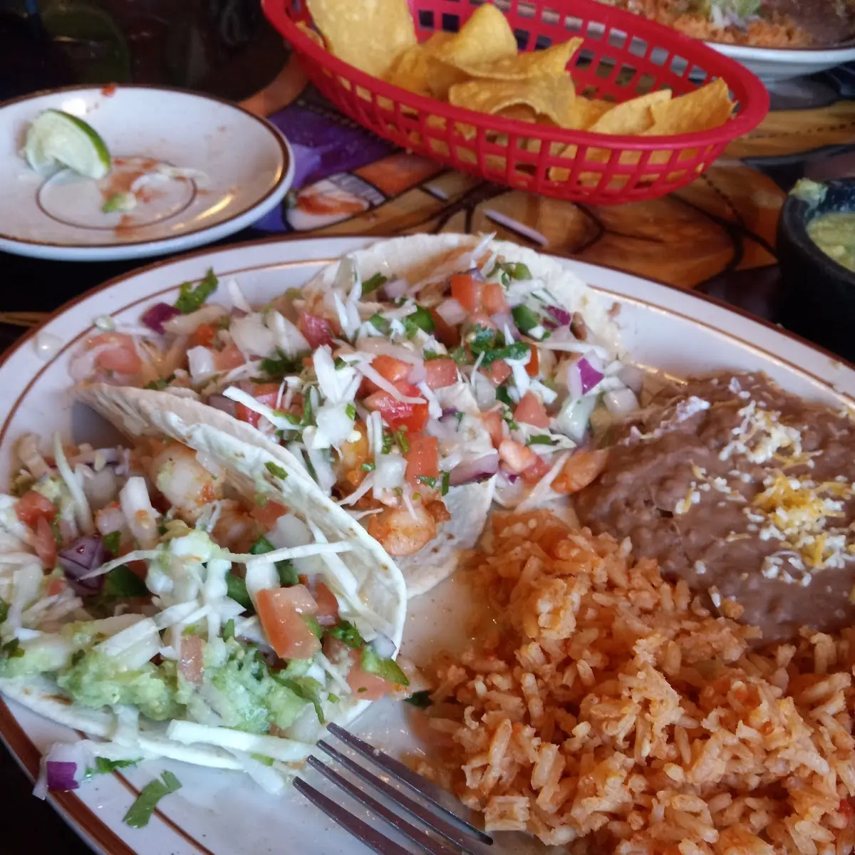 Grilled Shrimp Taco Dinner