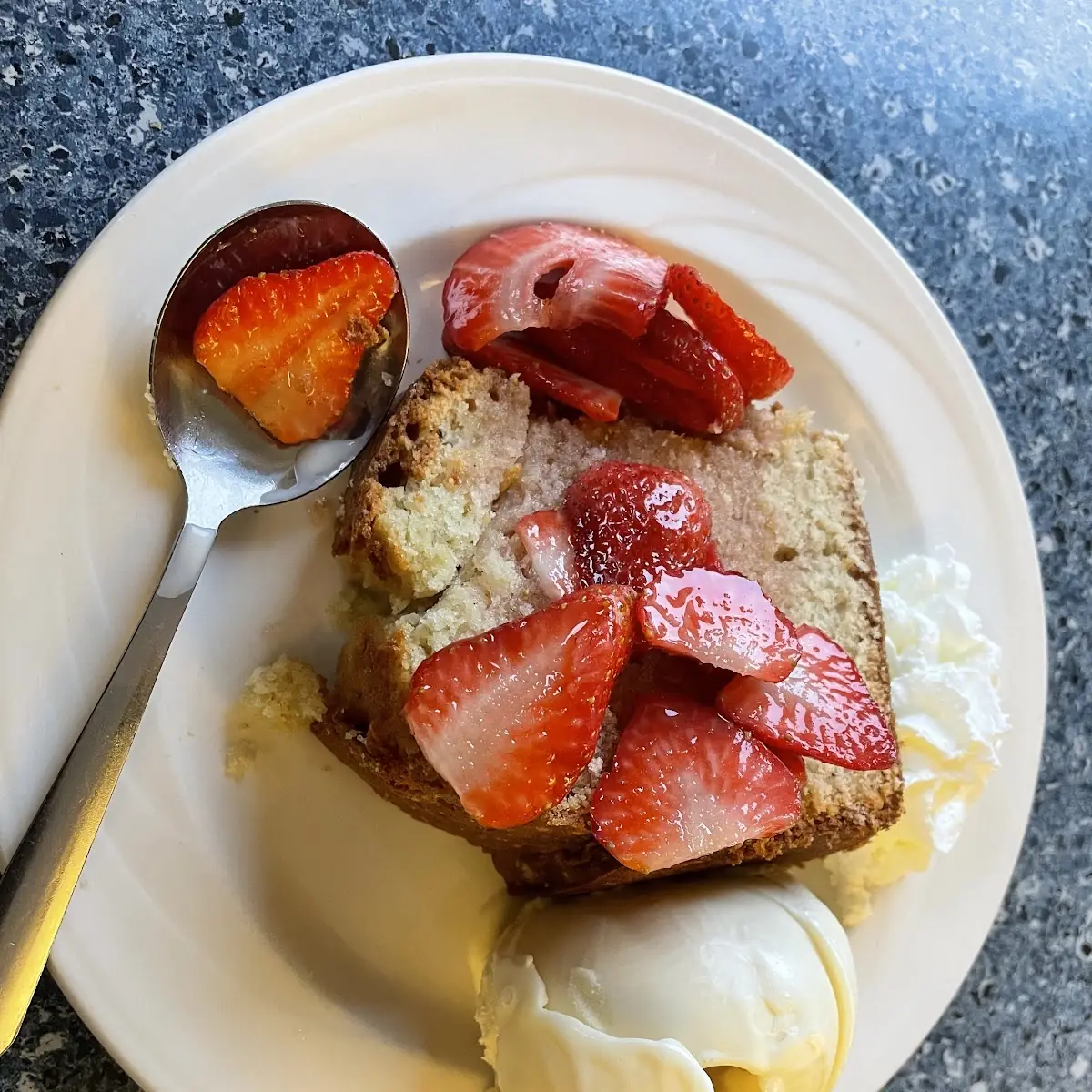 Strawberry Shortcake and Ice Cream