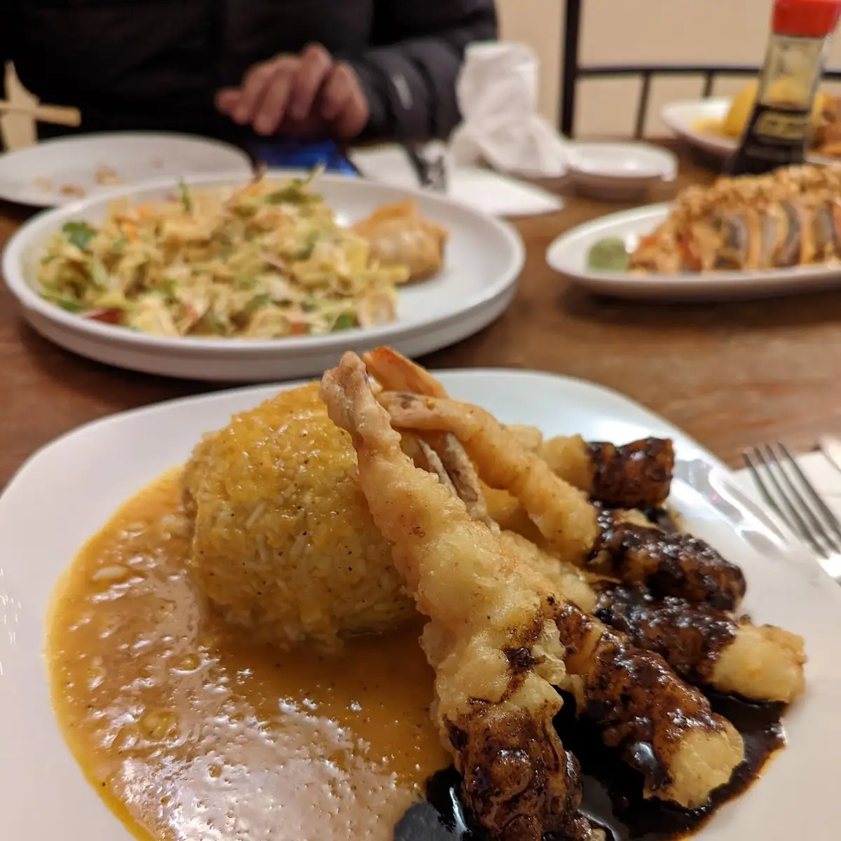 Fried Shrimp Curry Rice