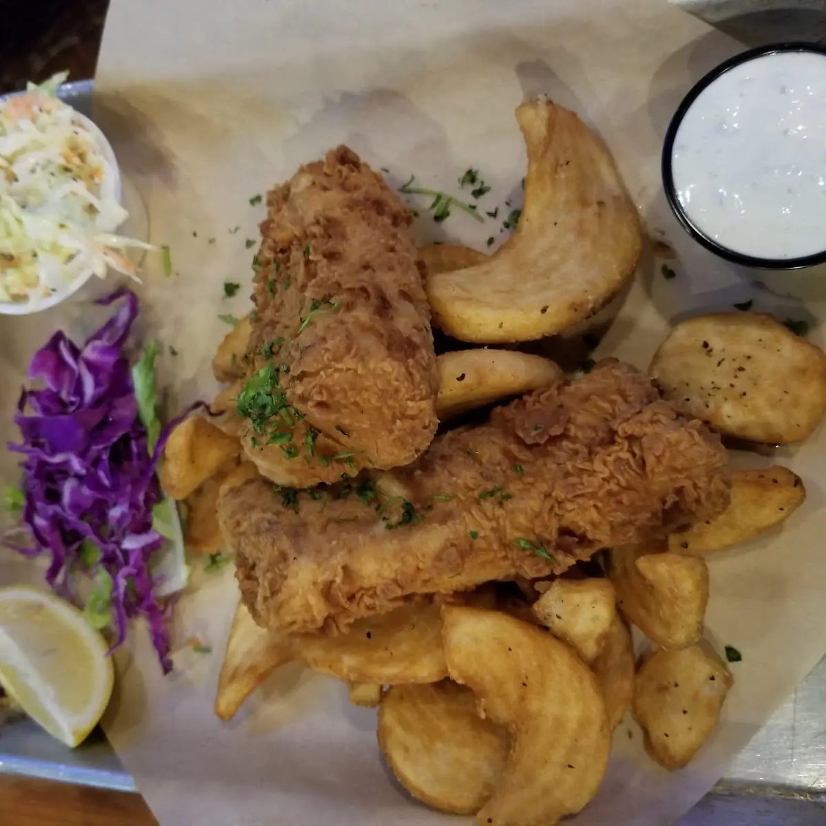 The Seafood Combo & Chips