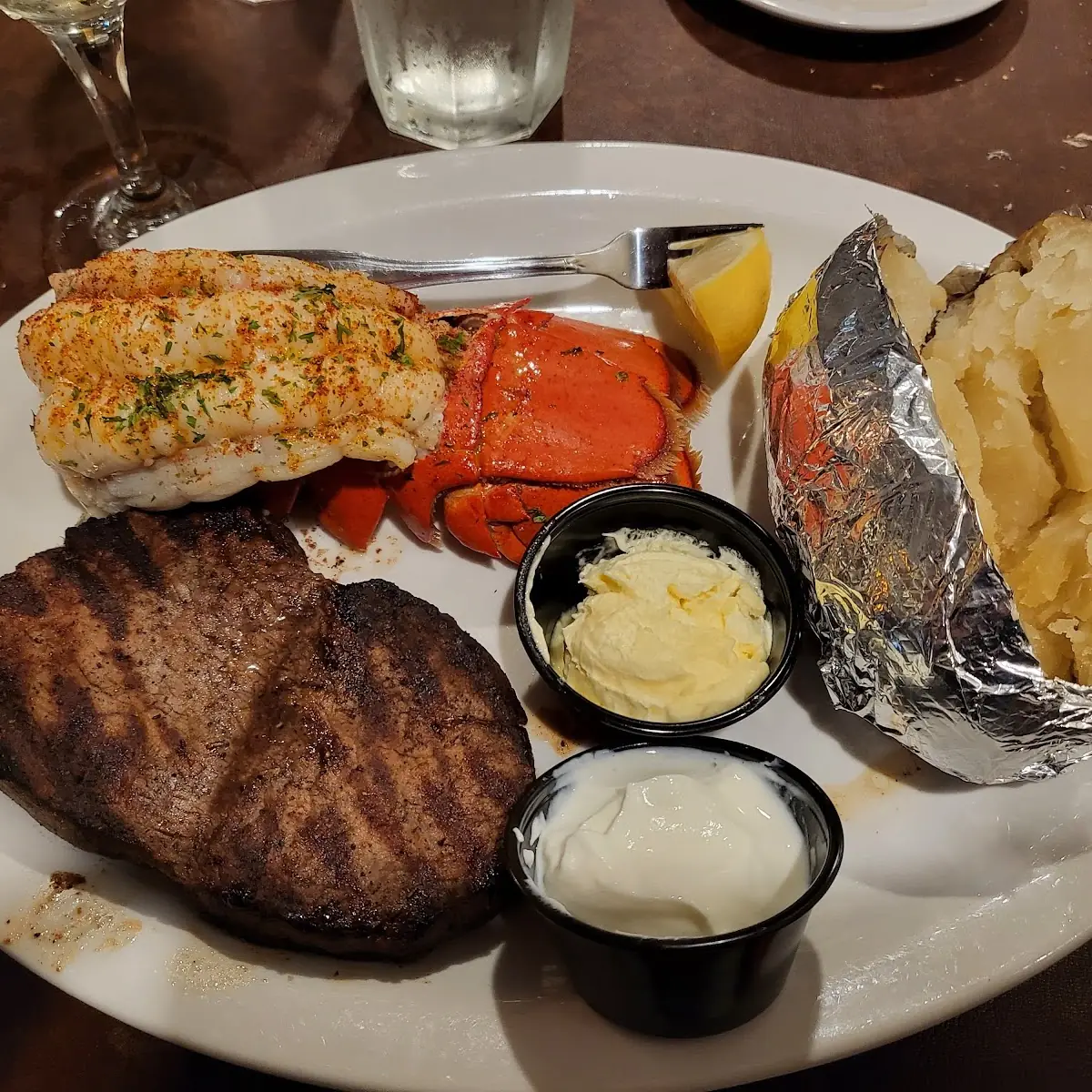Prime Rib and Shrimp