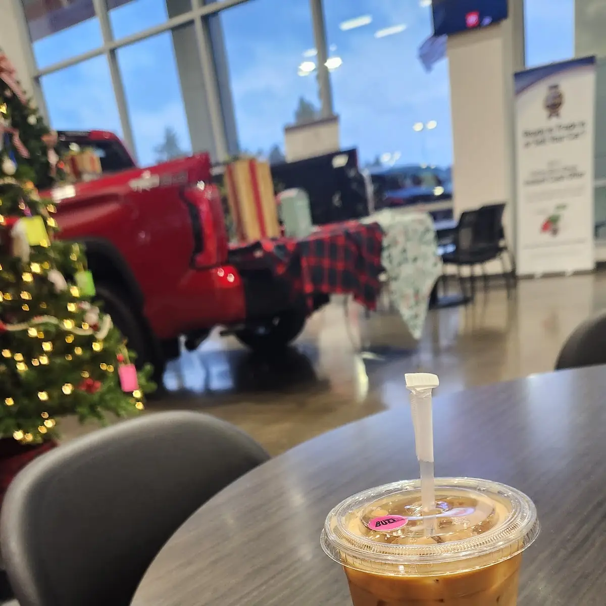 Iced Sugar Free Hazelnut Americano Coffee