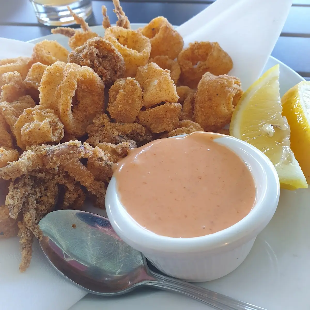 Fried Calamari with Sweet Chili Aioli