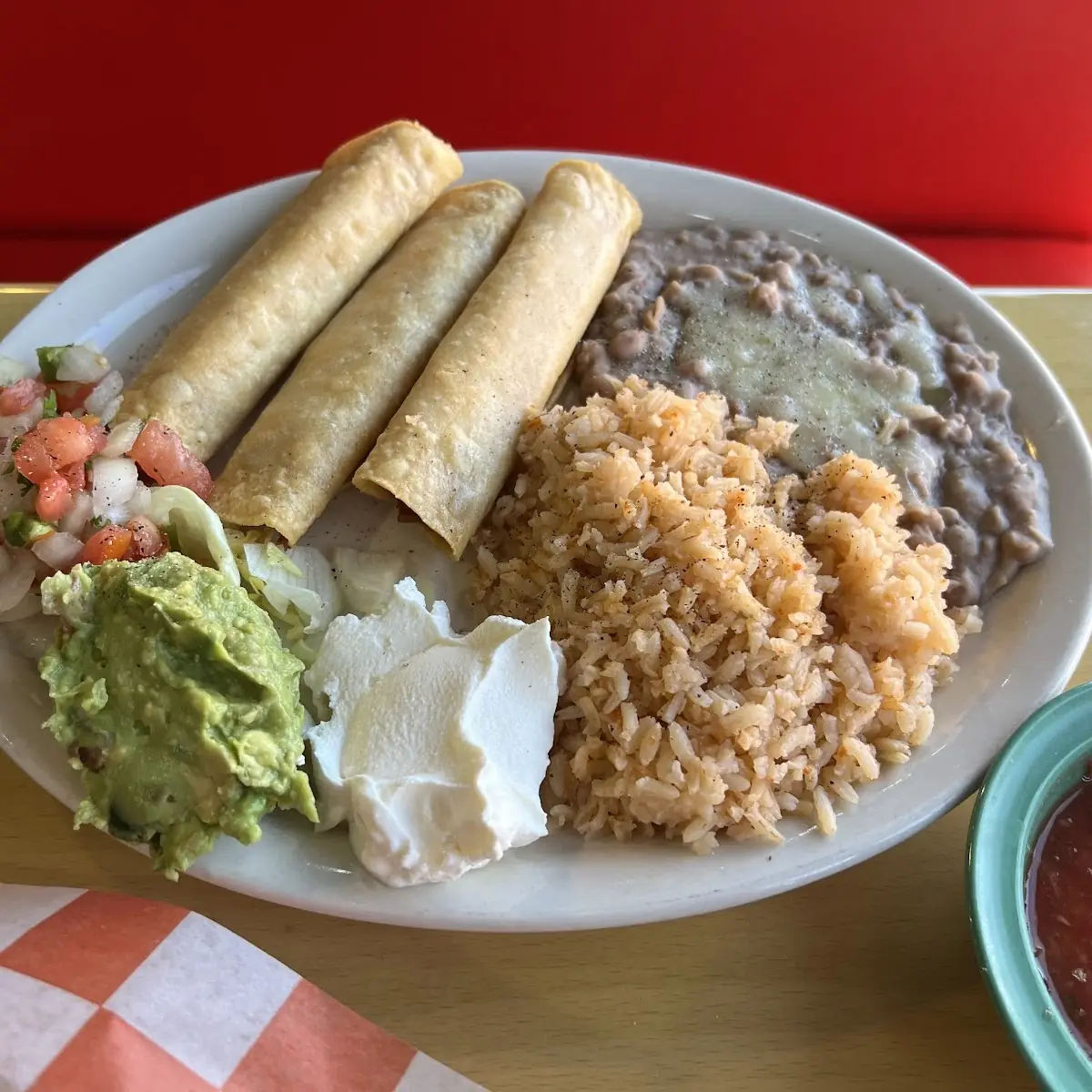 Rice & Refried Beans