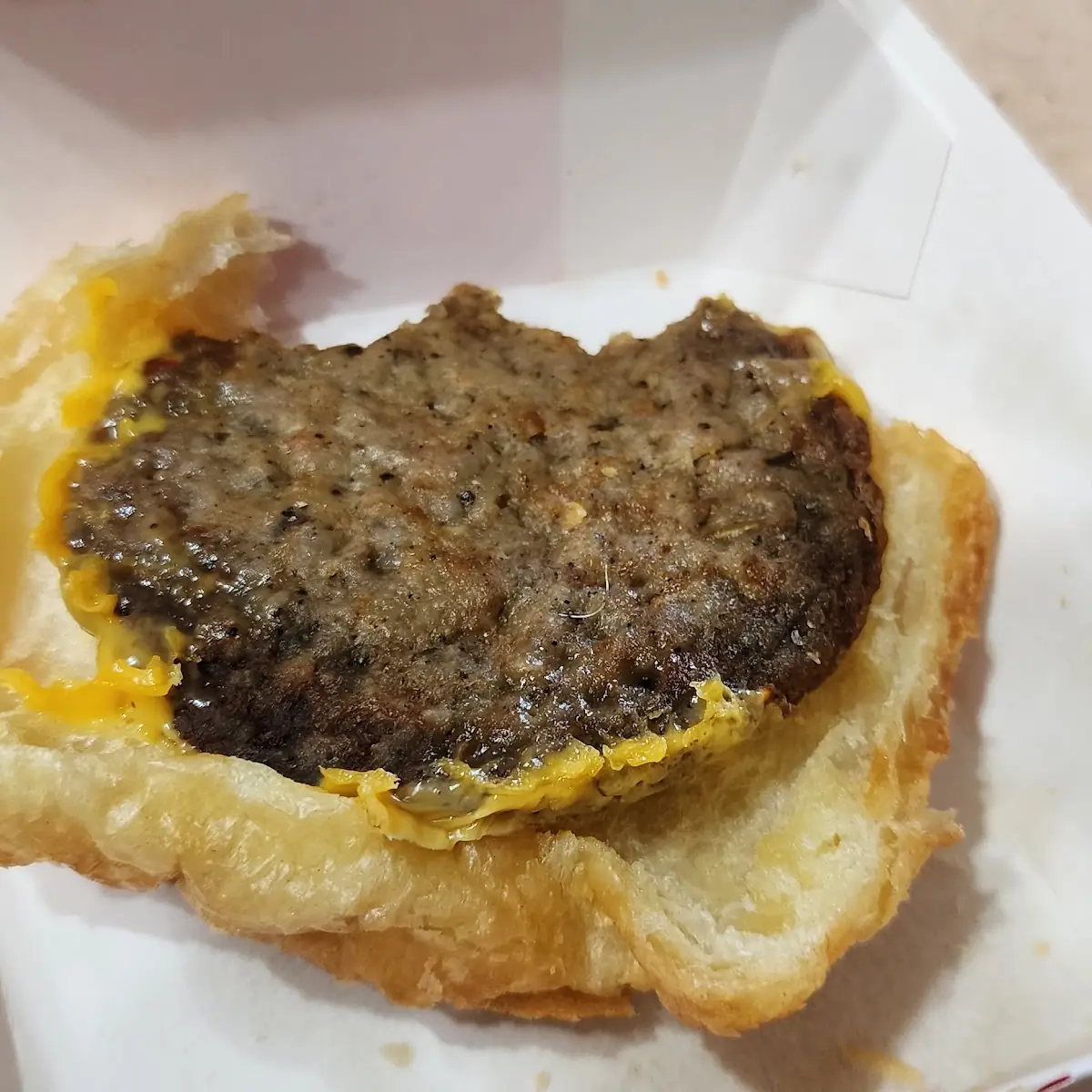 Sausage Egg and Cheese Croissant