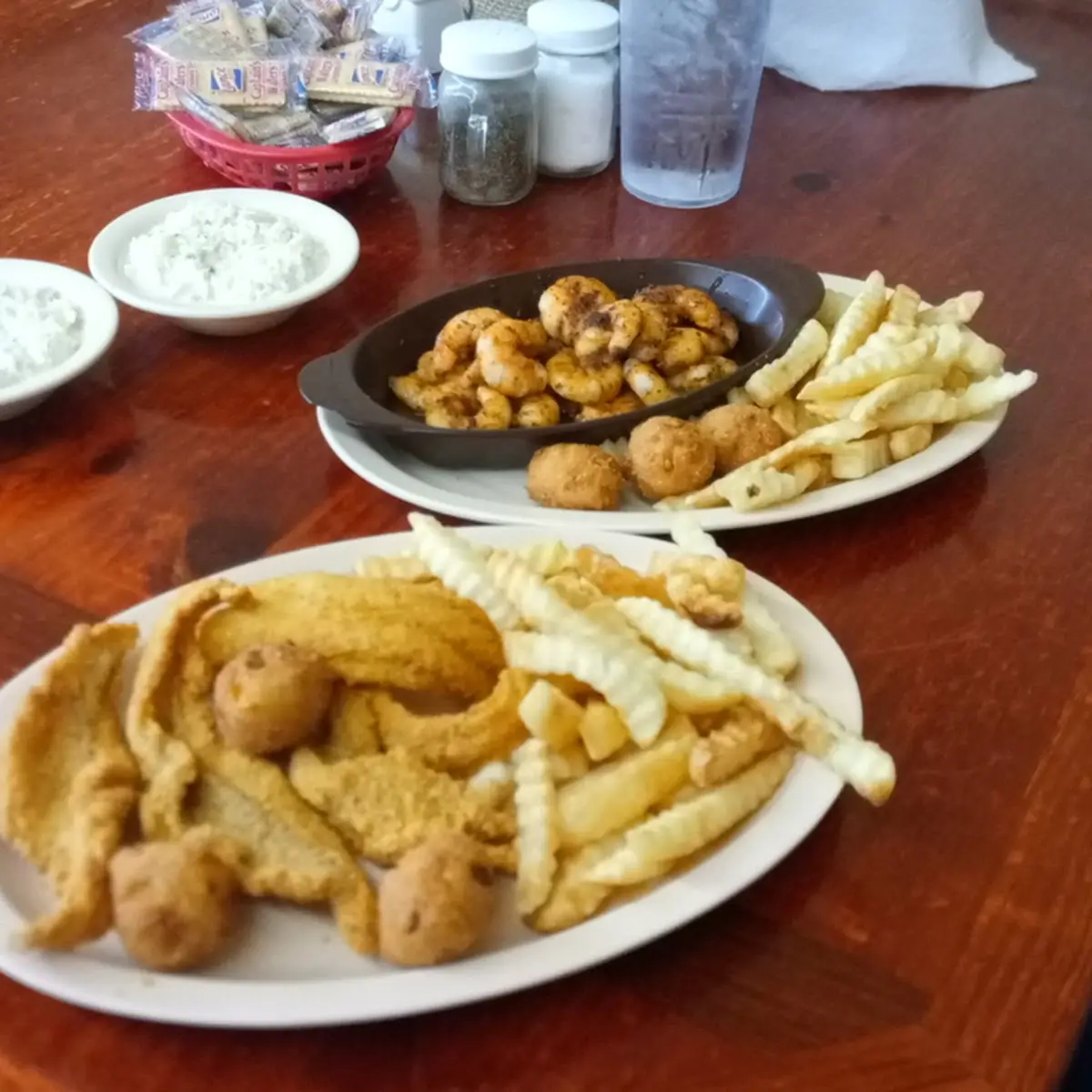 Catfish Fillets & Blackened Shrimp