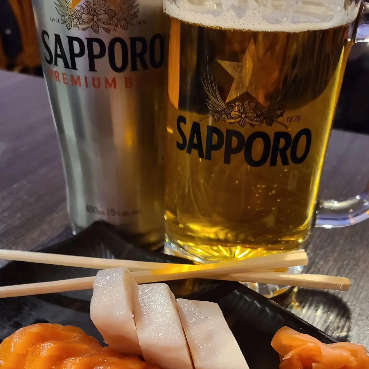 Salmon Sashimi and Tuna Sashimi, Kochi Sushi Japanese Restaurant