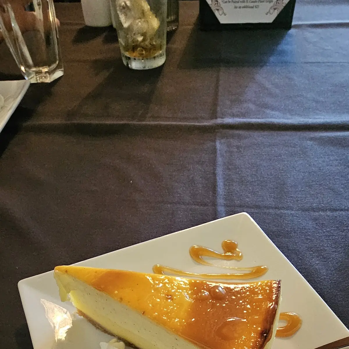 Creme Brulee Cheesecake Slice