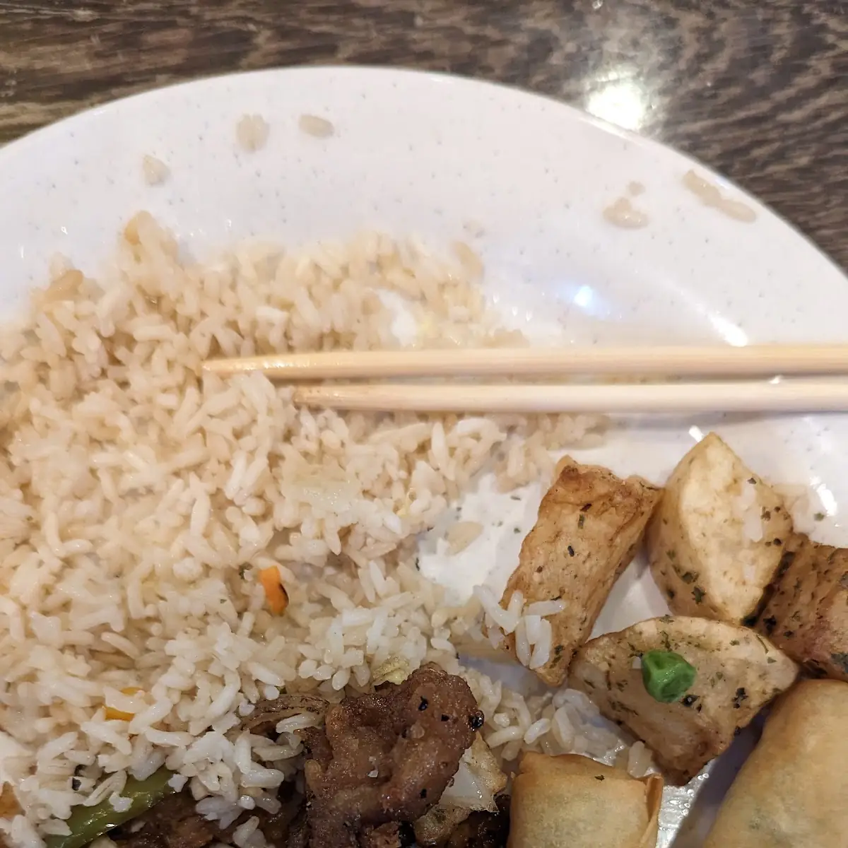 Black Pepper Chicken and Fried Rice