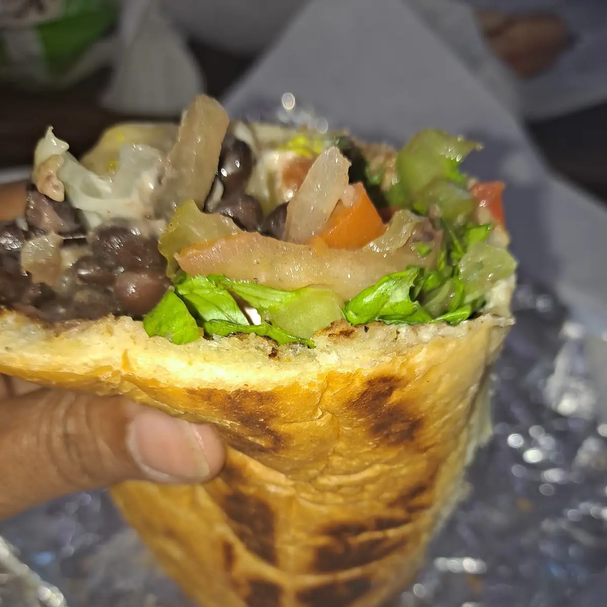 Black Bean Sandwich
