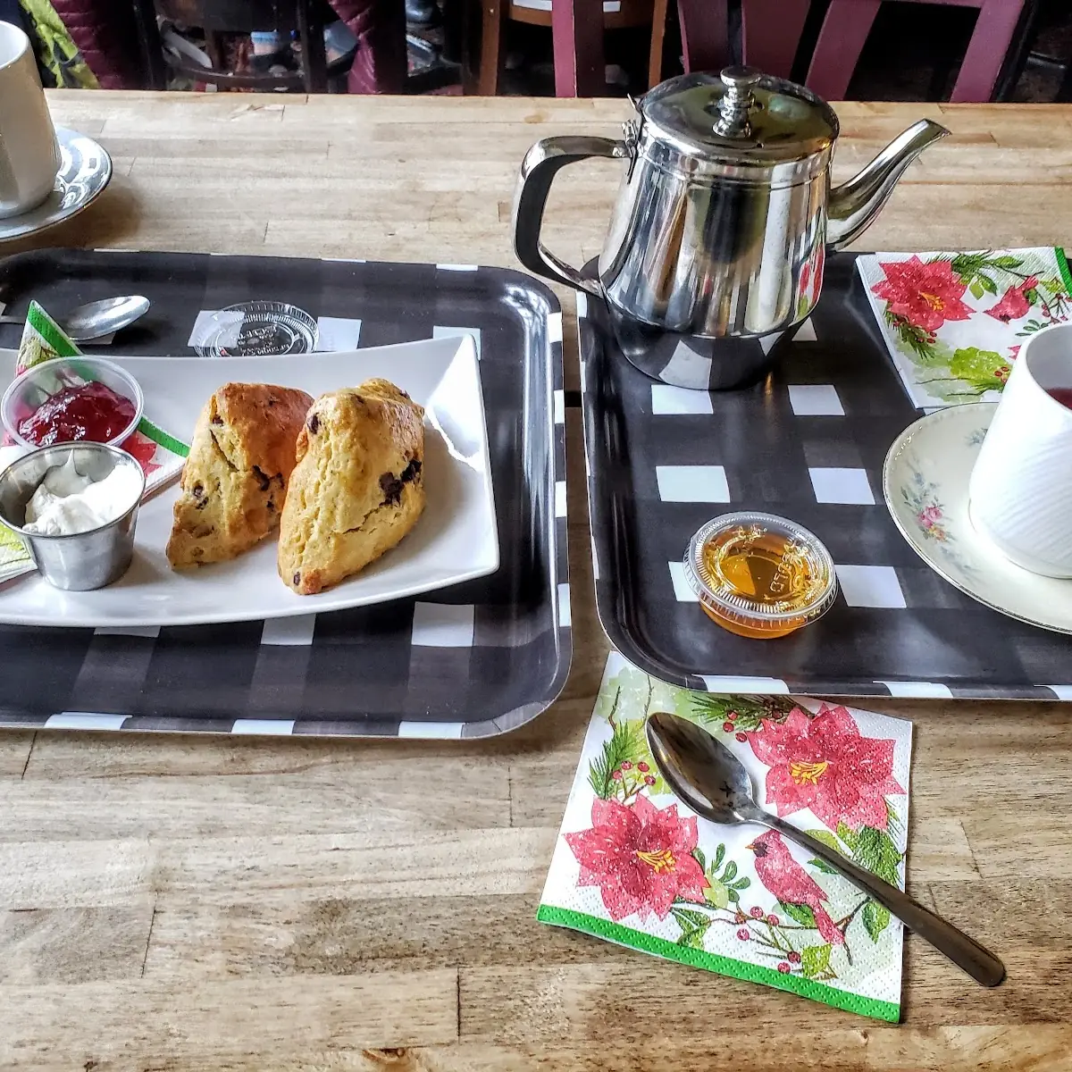 Raspberry Rose Cream Tea