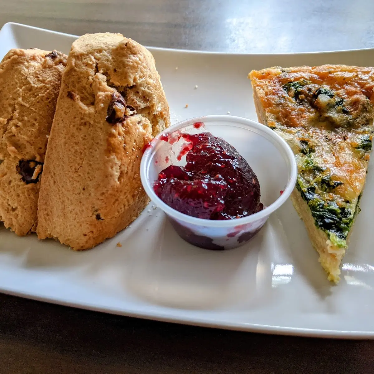 Scone and Quiche