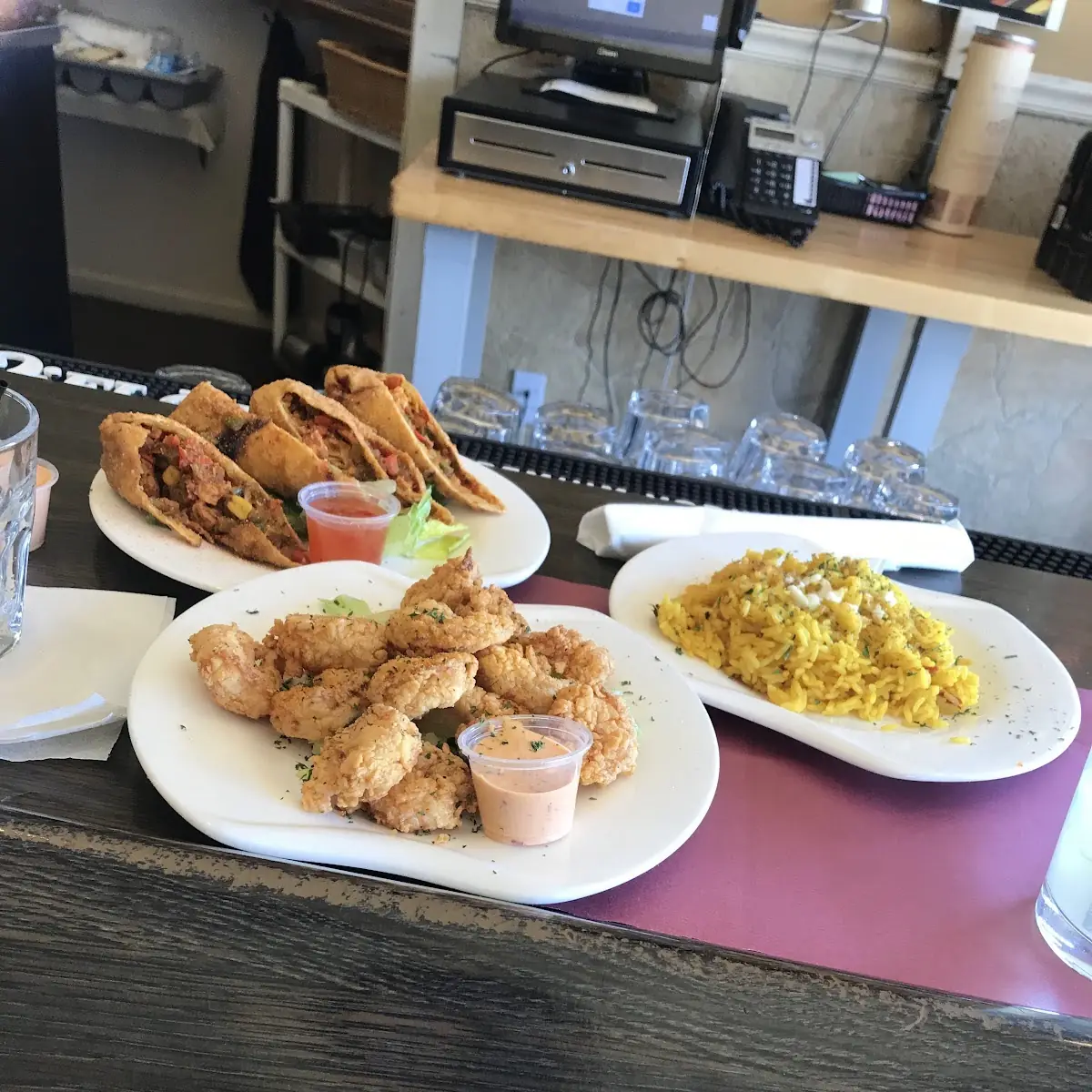 Yellow Rice and Shrimp