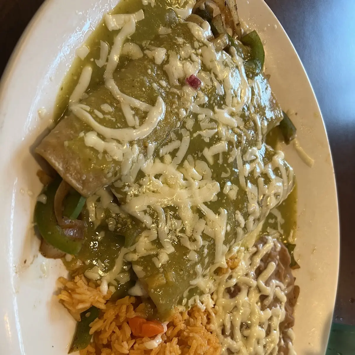 Veggie Enchiladas Verdes