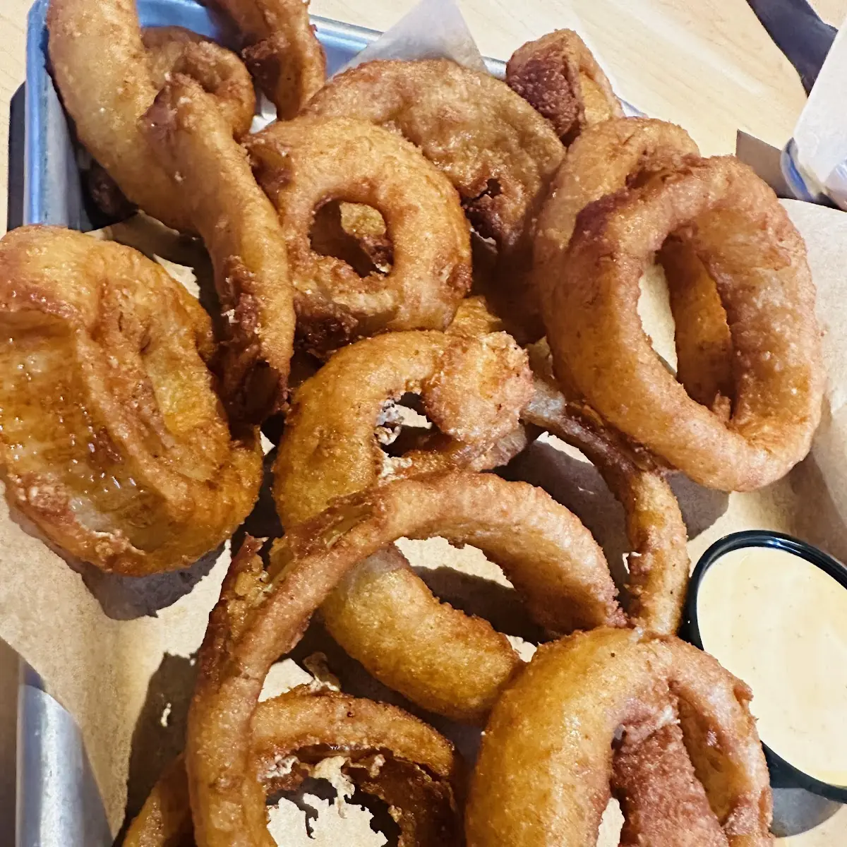 Beer-Battered Onion Rings