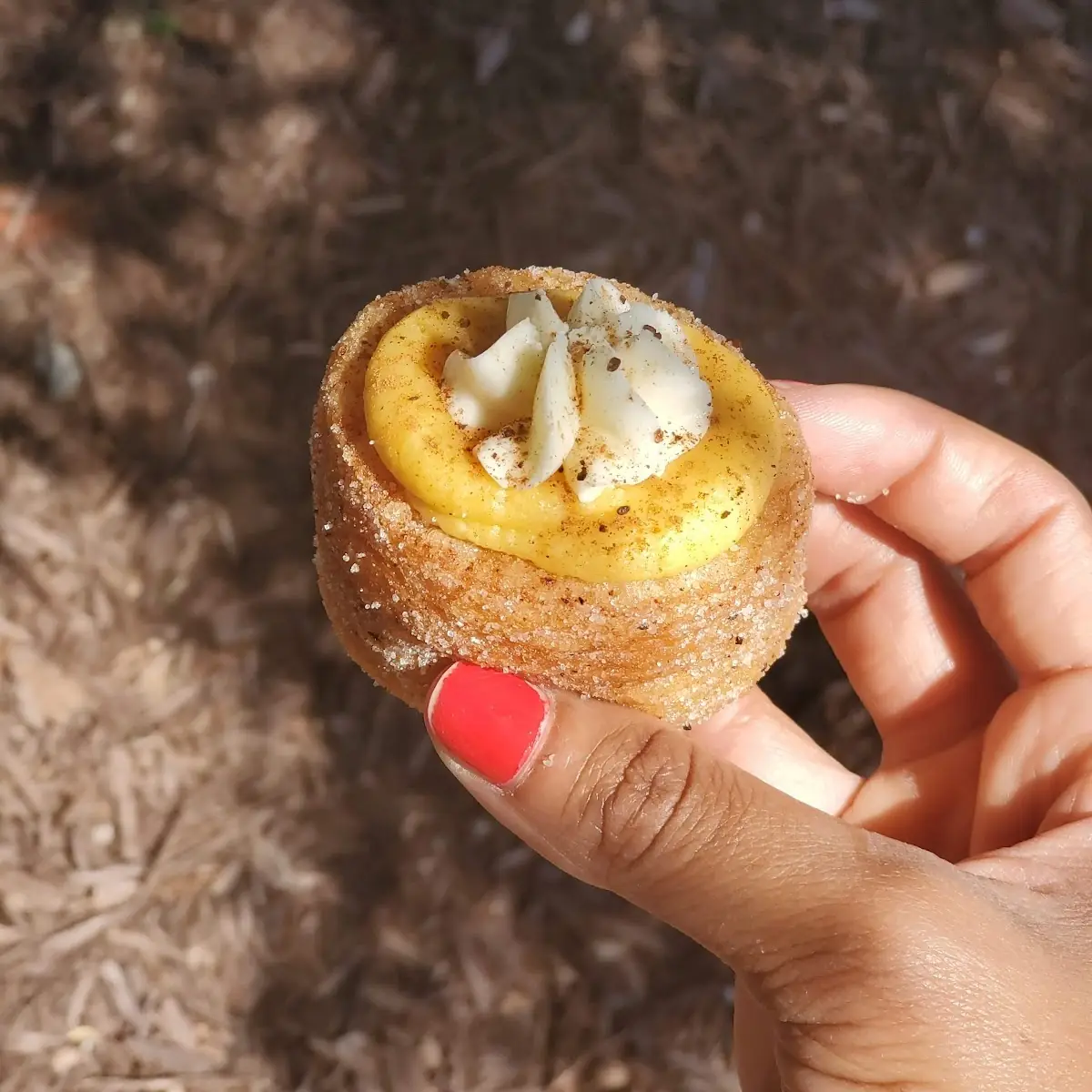 Pumpkin Spice Latte Doughnut