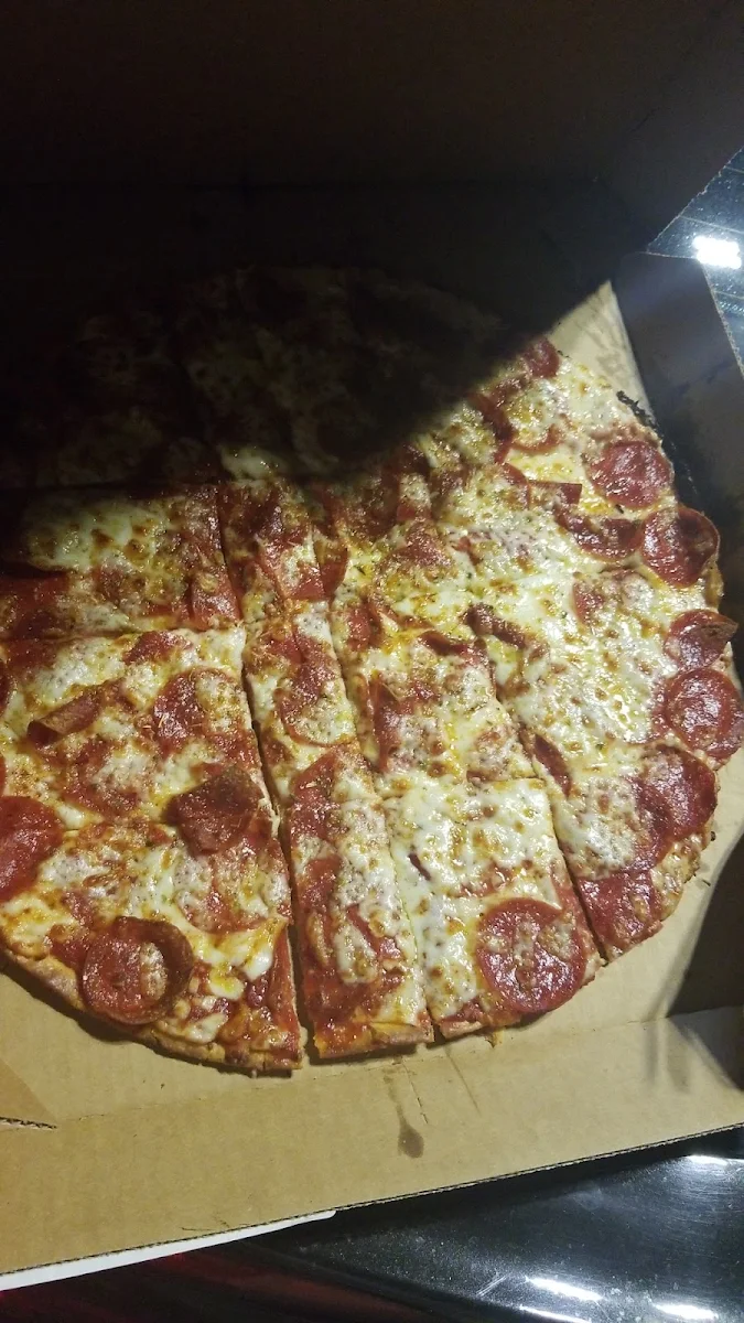 Double Pepperoni Thin Crust Pizza