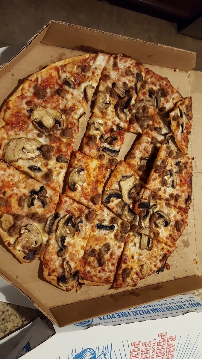 Ham Thin Crust Pizza